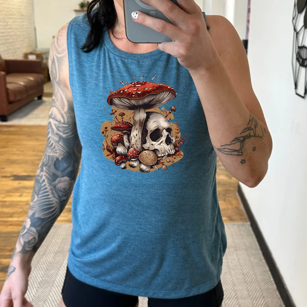 Mushroom Skull Muscle Tank