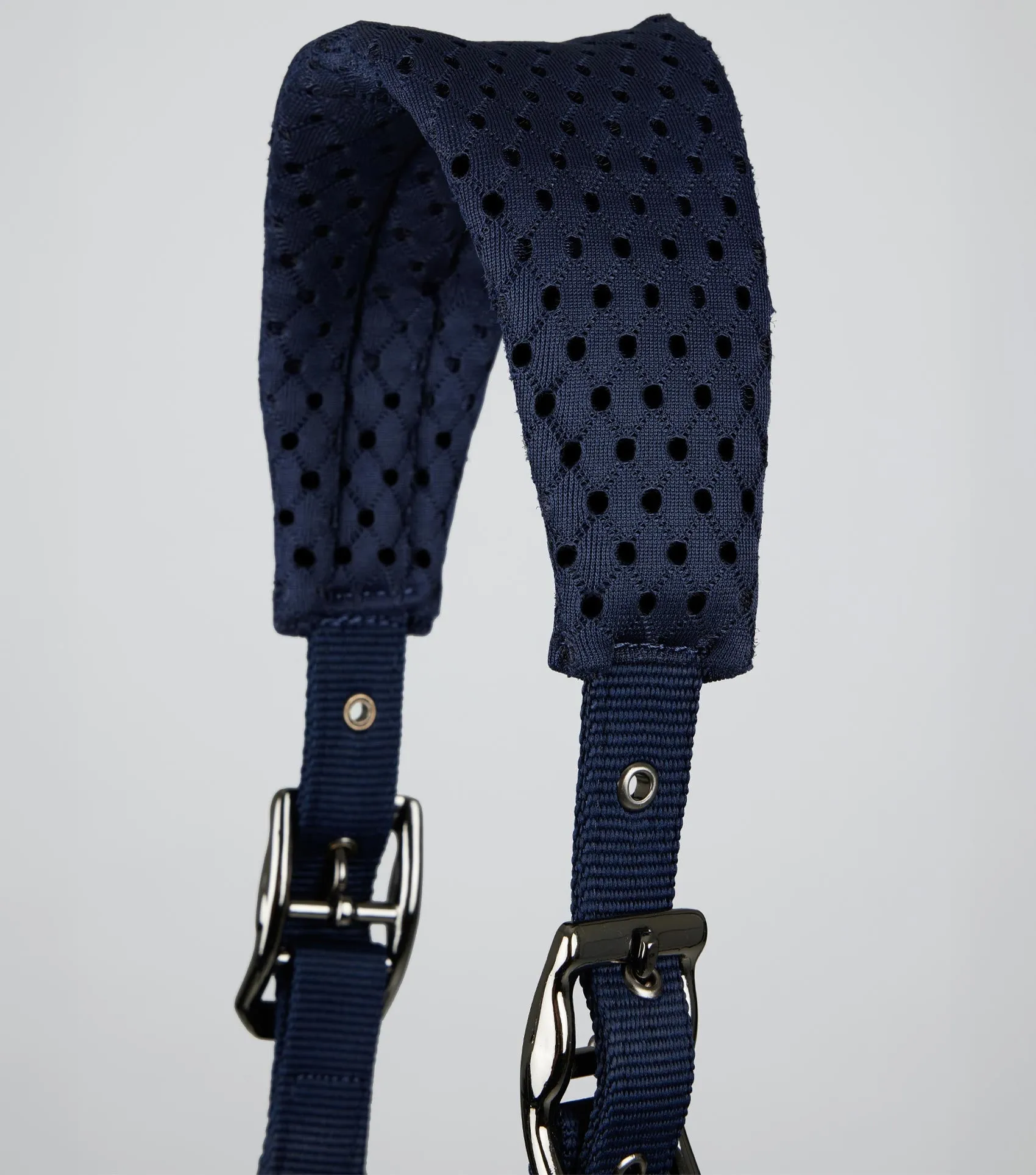 Necto 3D Mesh Head Collar with Lead Rope Navy