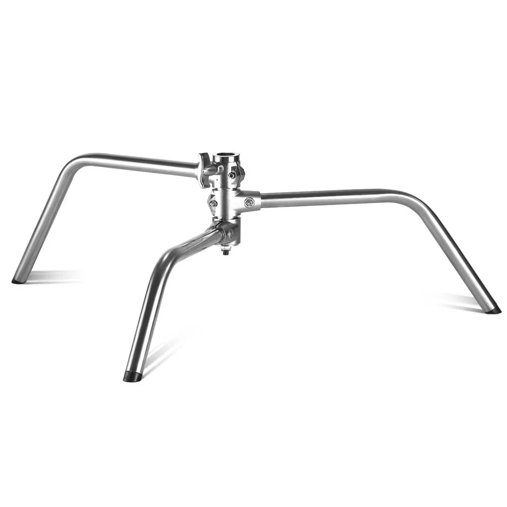 Neewer 20kg Load Silver C-Stand with Boom Arm with Wheels (DEMO STOCK)