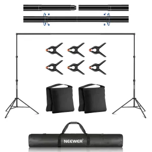 NEEWER 7ft x 10.3ft/2.1m x 10.3m Photo Studio Backdrop Support System