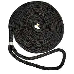 New England Ropes 5/8" Double Braid Dock Line - Black - 40