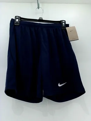 Nike Men's Park III Navy Shorts Small Dri FIT Athletic Wear