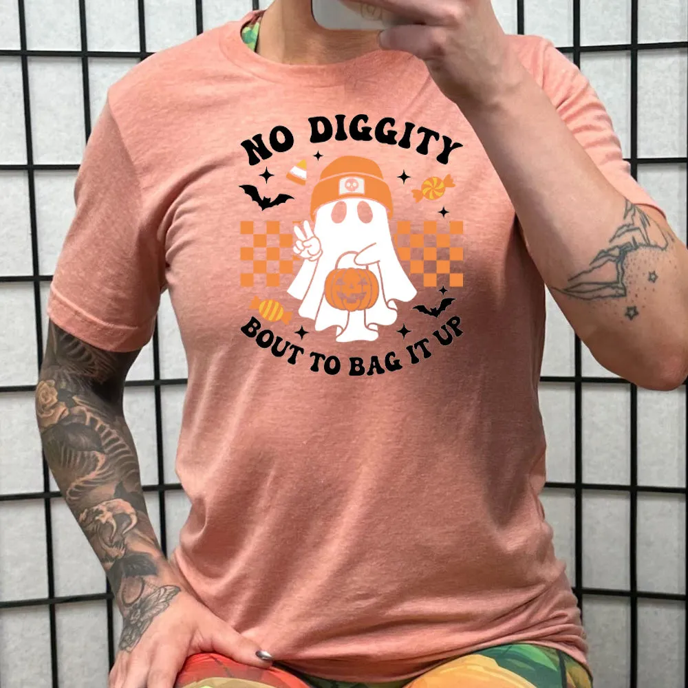 No Diggity Bout To Bag It Up Shirt Unisex