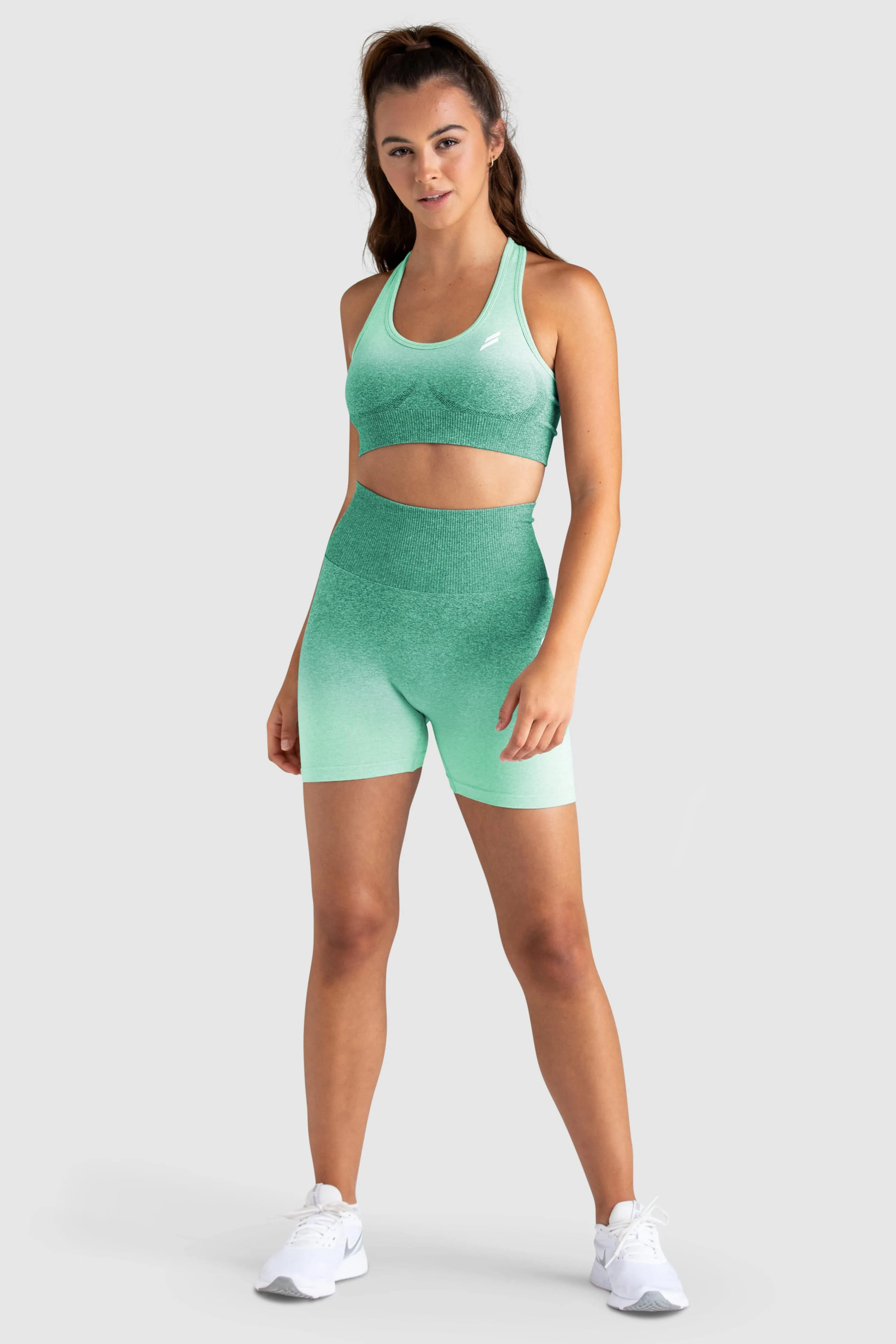 Ombre Seamless Crop - Green