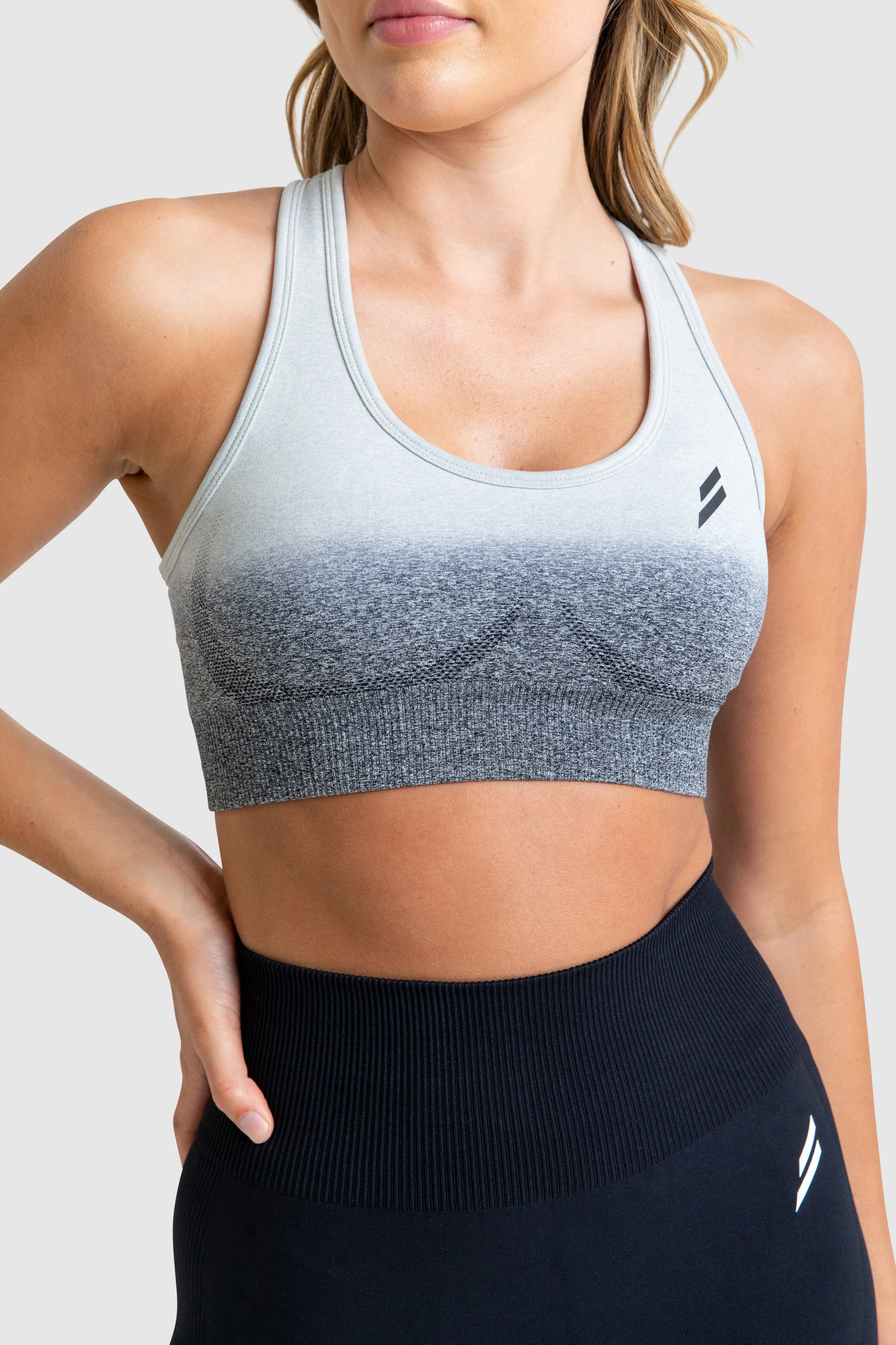 Ombre Seamless Crop - Grey