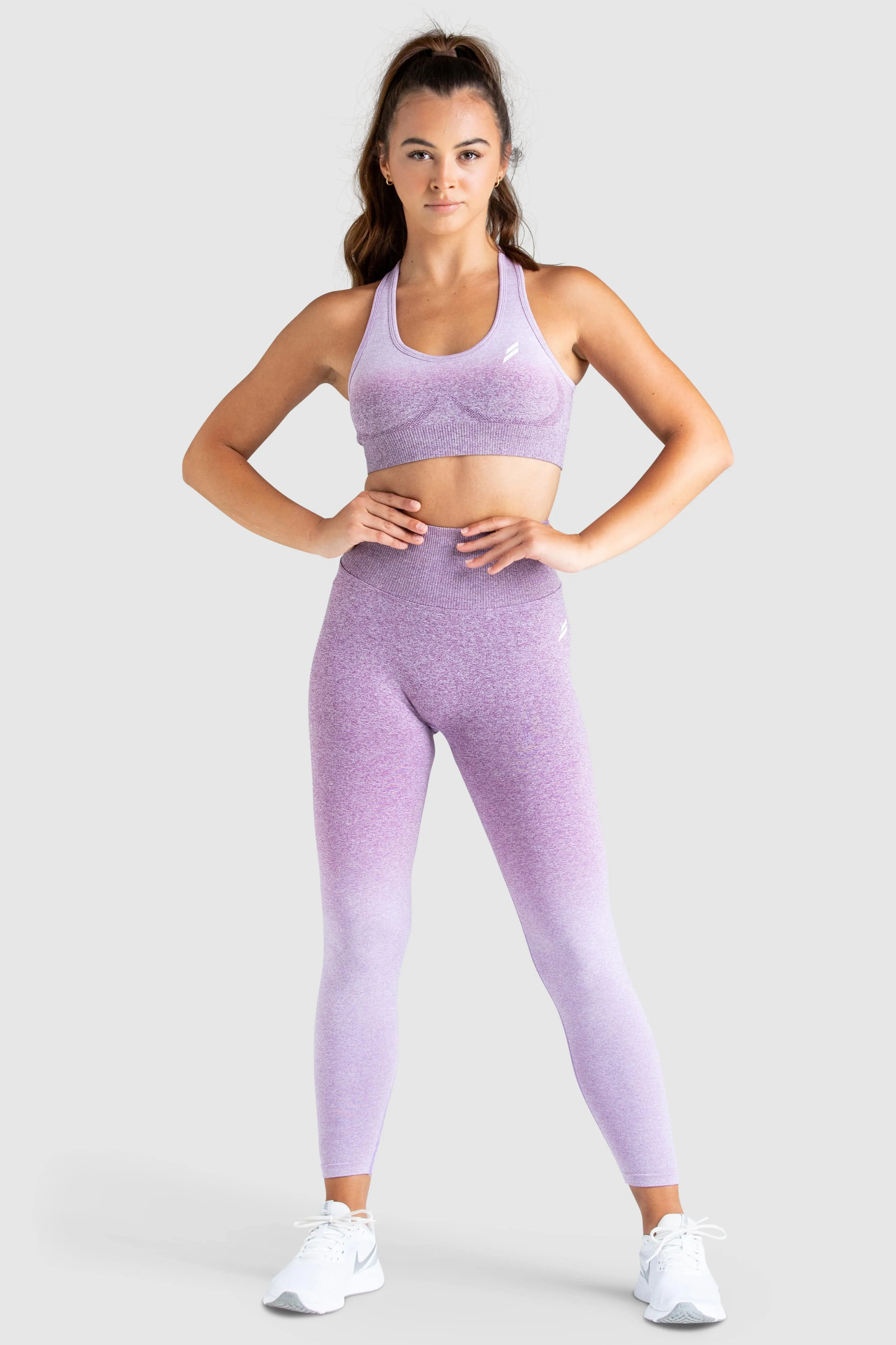 Ombre Seamless Crop - Purple