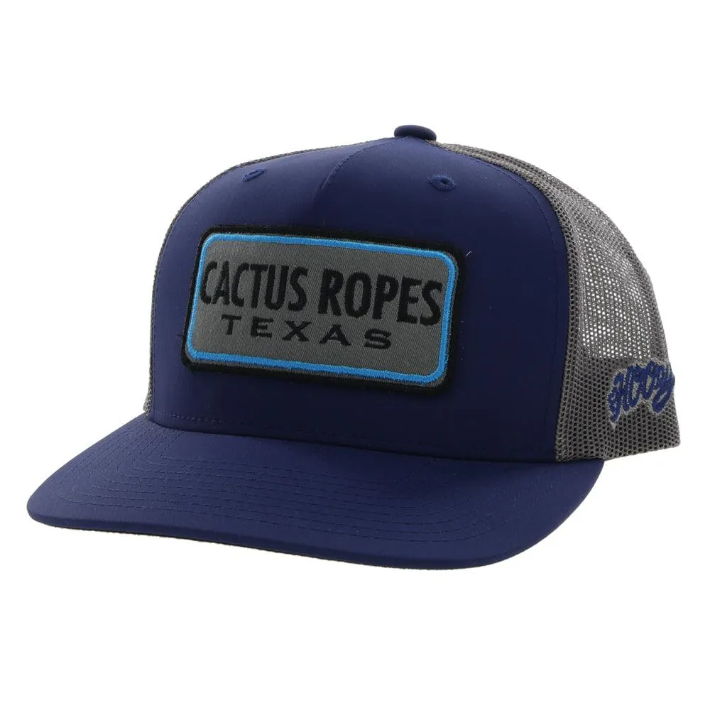 "Cactus Ropes" Navy/Grey Hat