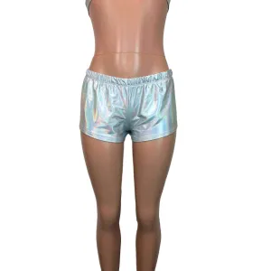 Rave Shorts - Opal Holographic