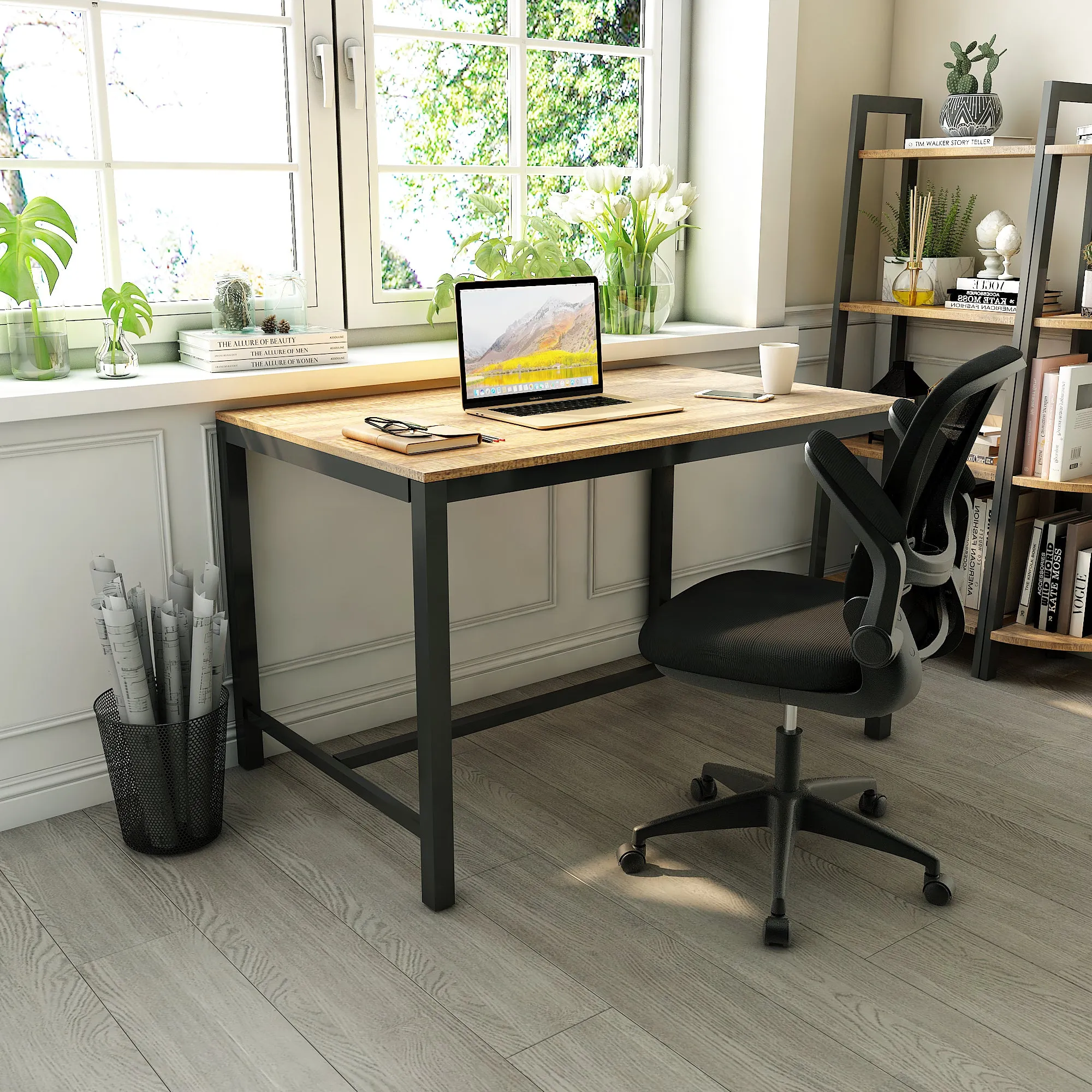 Retro Industrial Dining Table Set