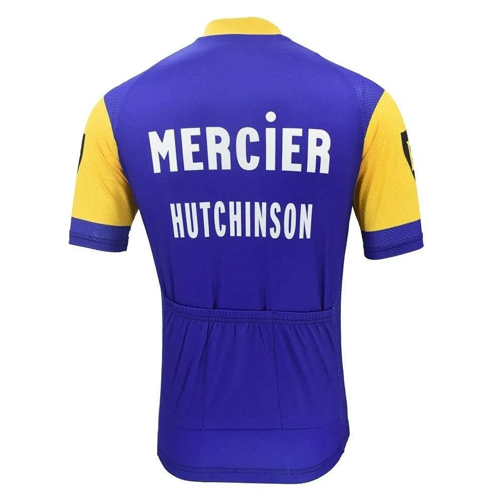 Retro Mercier Hutchinson Cycling Jersey - Blue