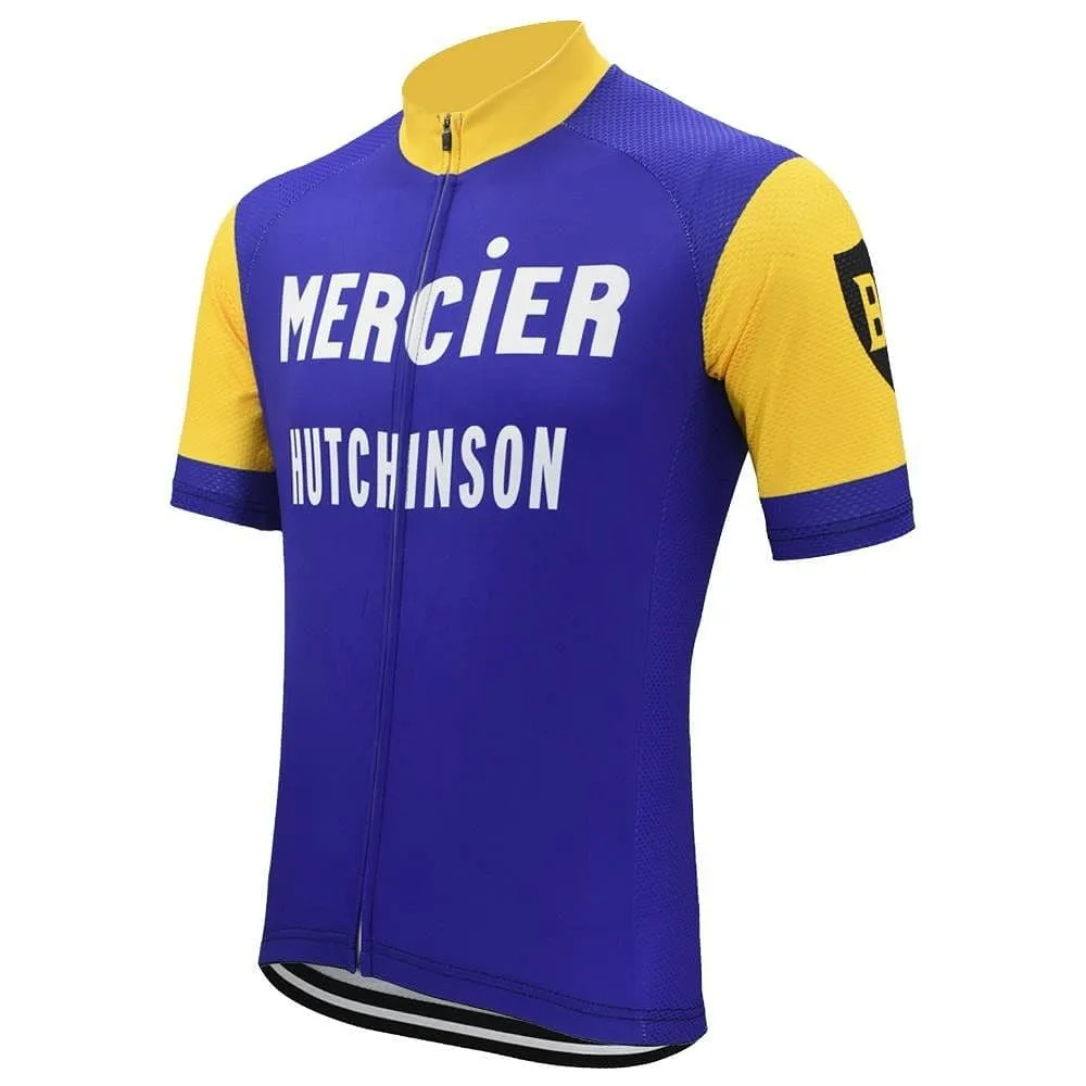 Retro Mercier Hutchinson Cycling Jersey - Blue