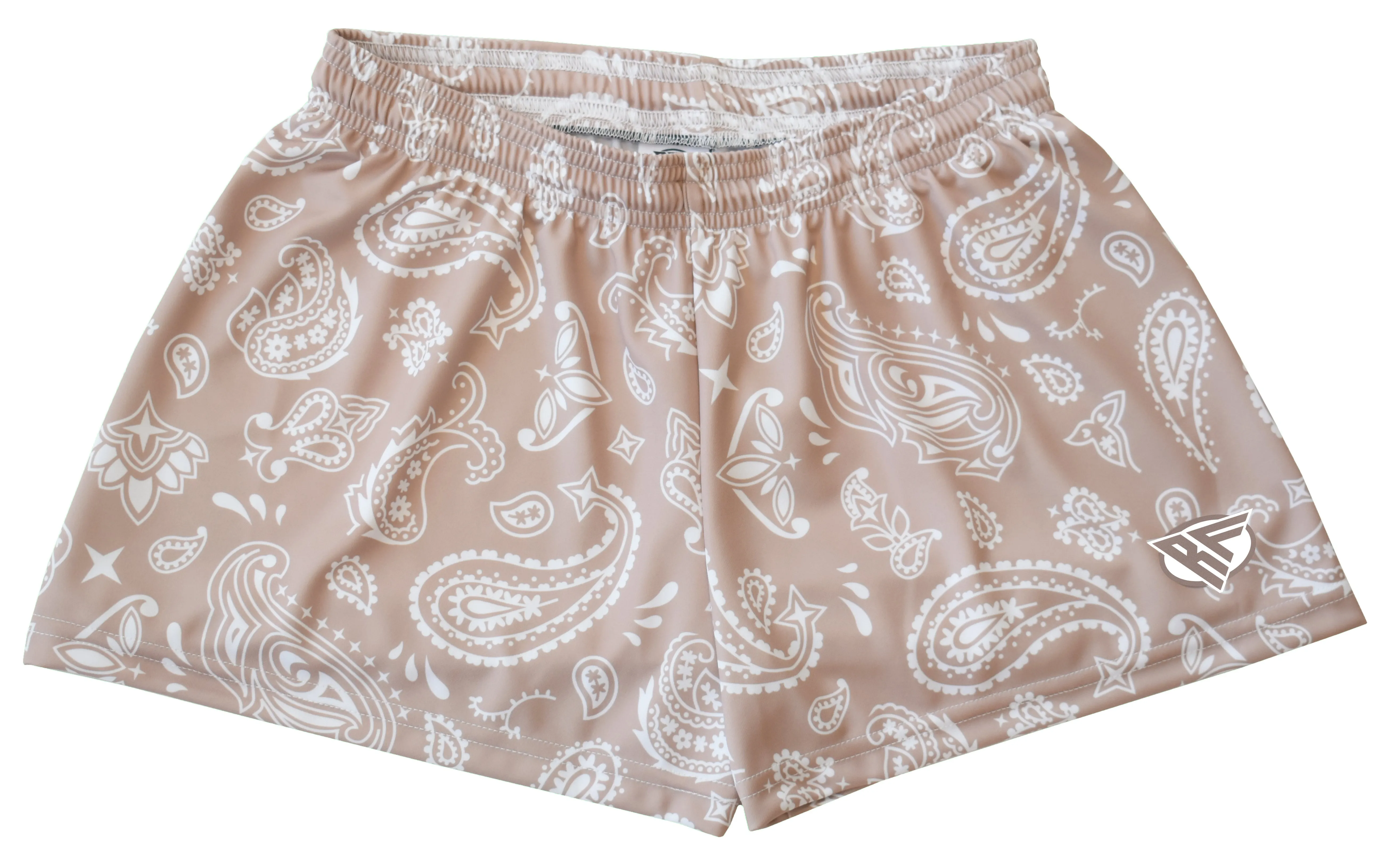 RF Women's Paisley Shorts - Tan/White