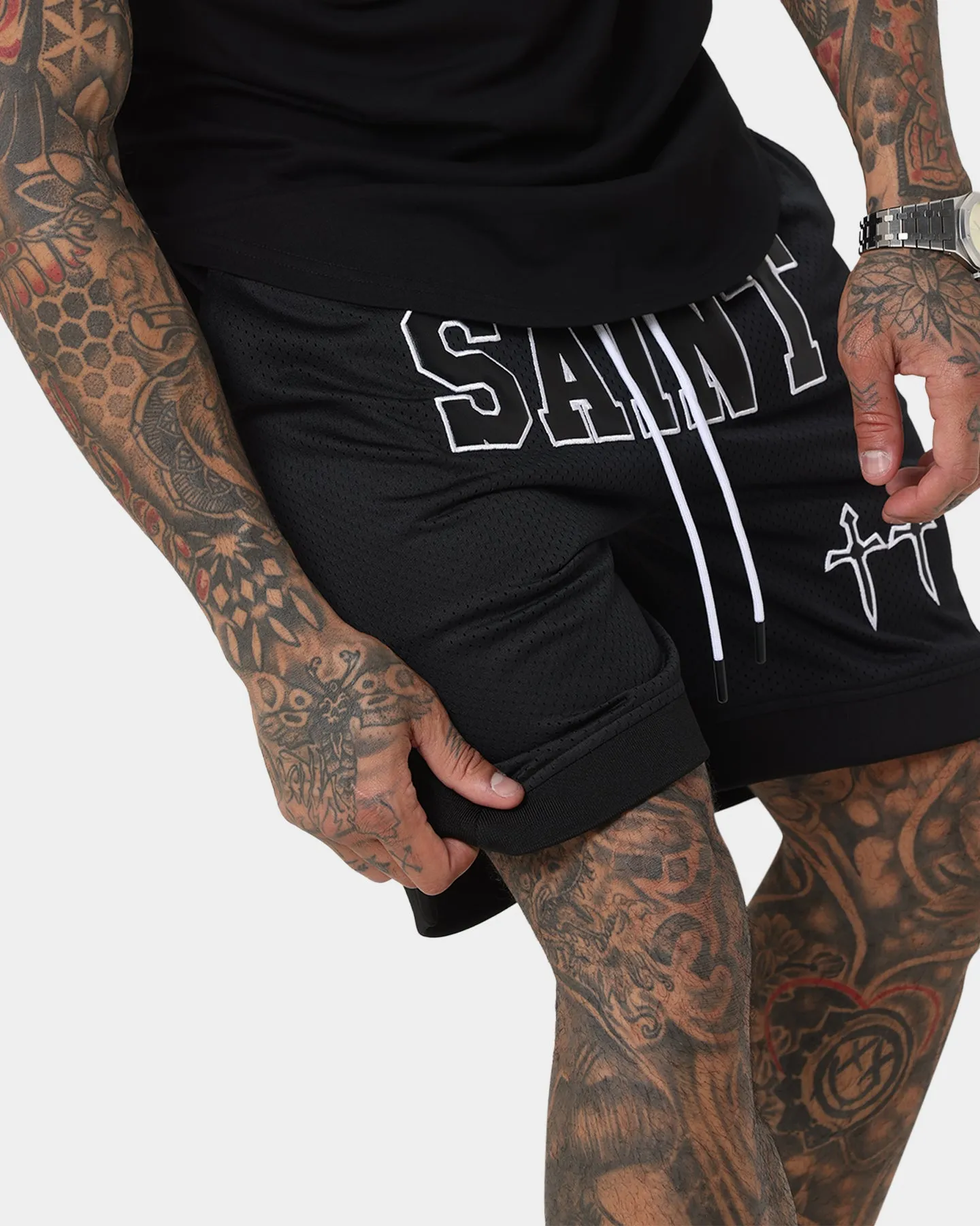 Saint Morta Provincial Basketball Shorts Black/White