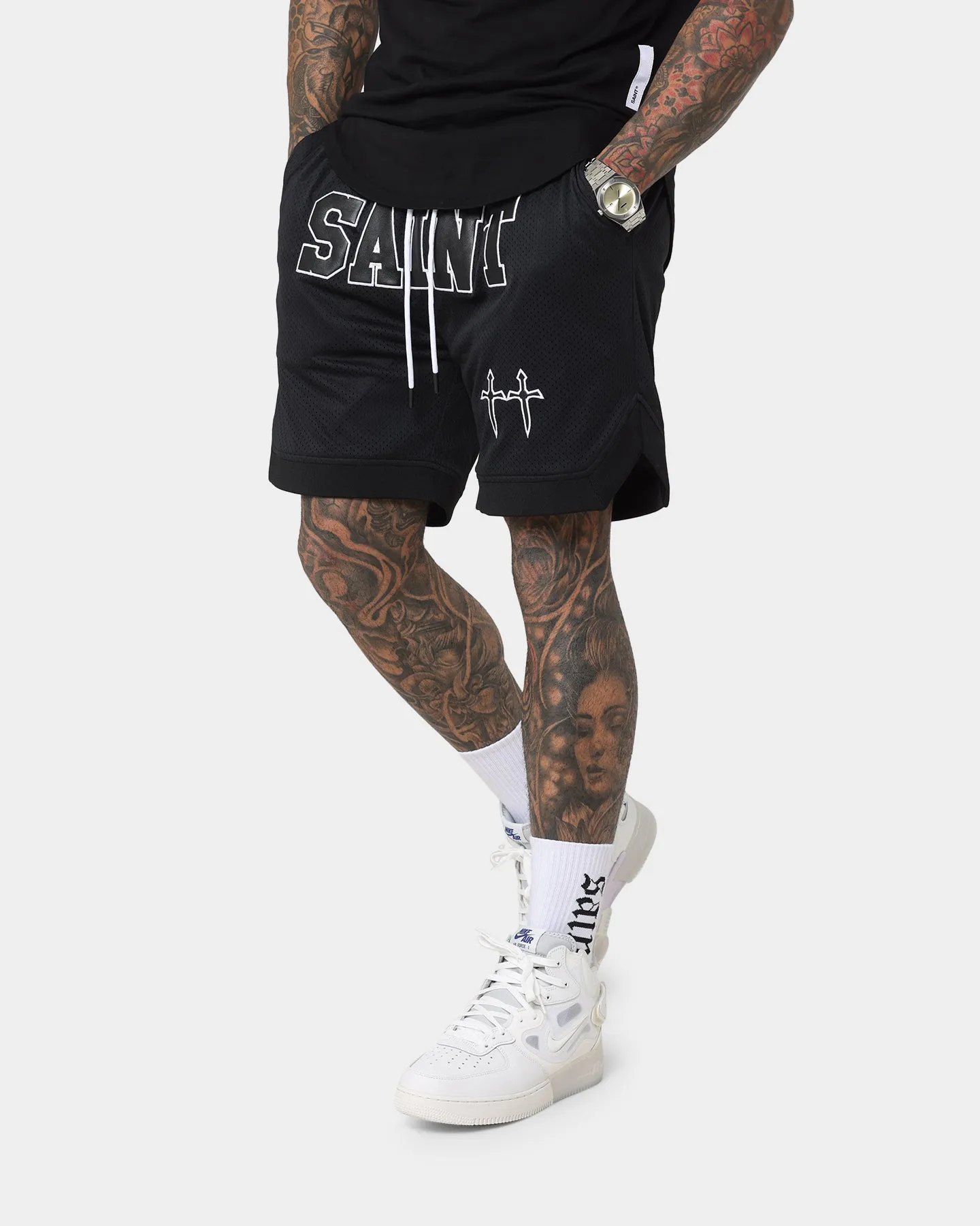 Saint Morta Provincial Basketball Shorts Black/White