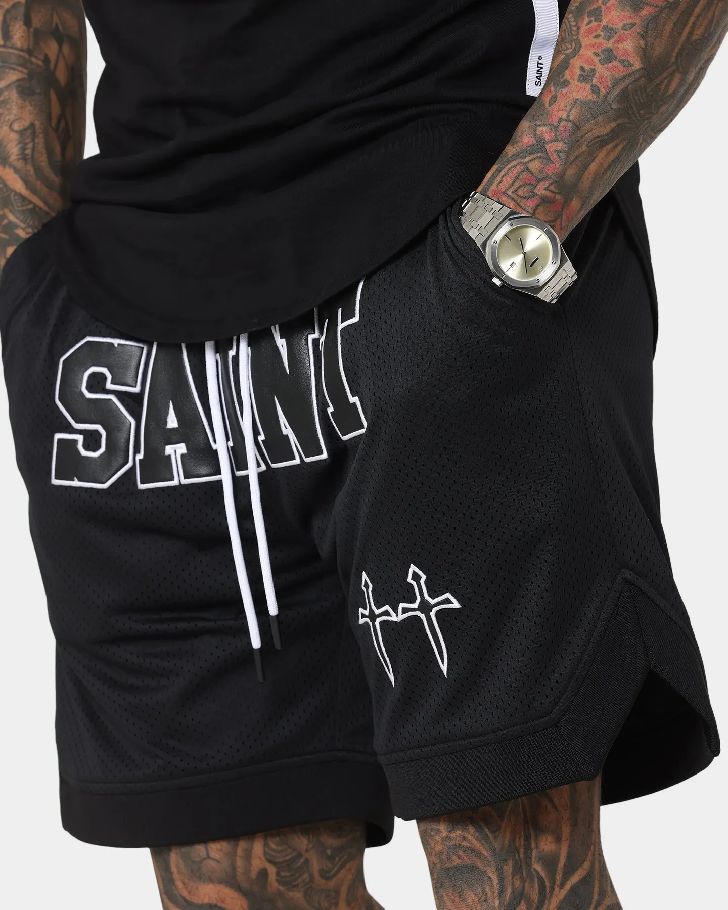 Saint Morta Provincial Basketball Shorts Black/White