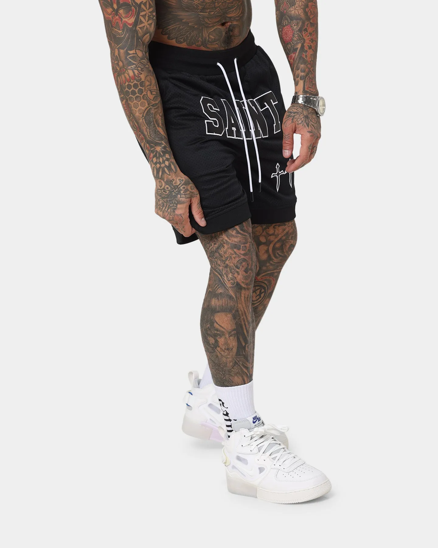 Saint Morta Provincial Basketball Shorts Black/White