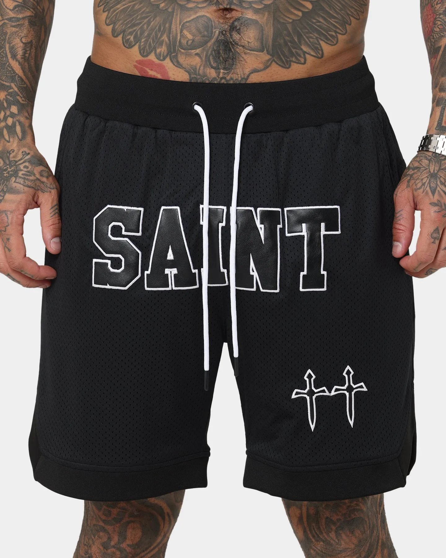 Saint Morta Provincial Basketball Shorts Black/White