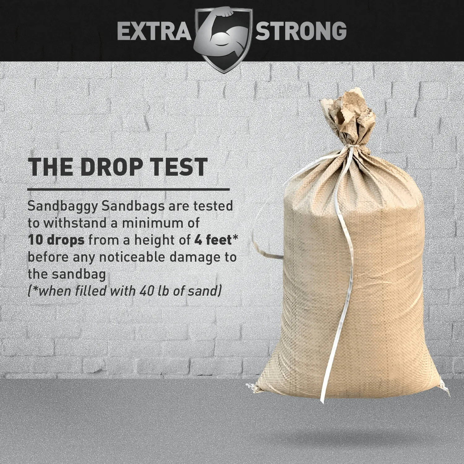 Sandbags For Flooding - 14” x 26” - Empty Woven Polypropylene