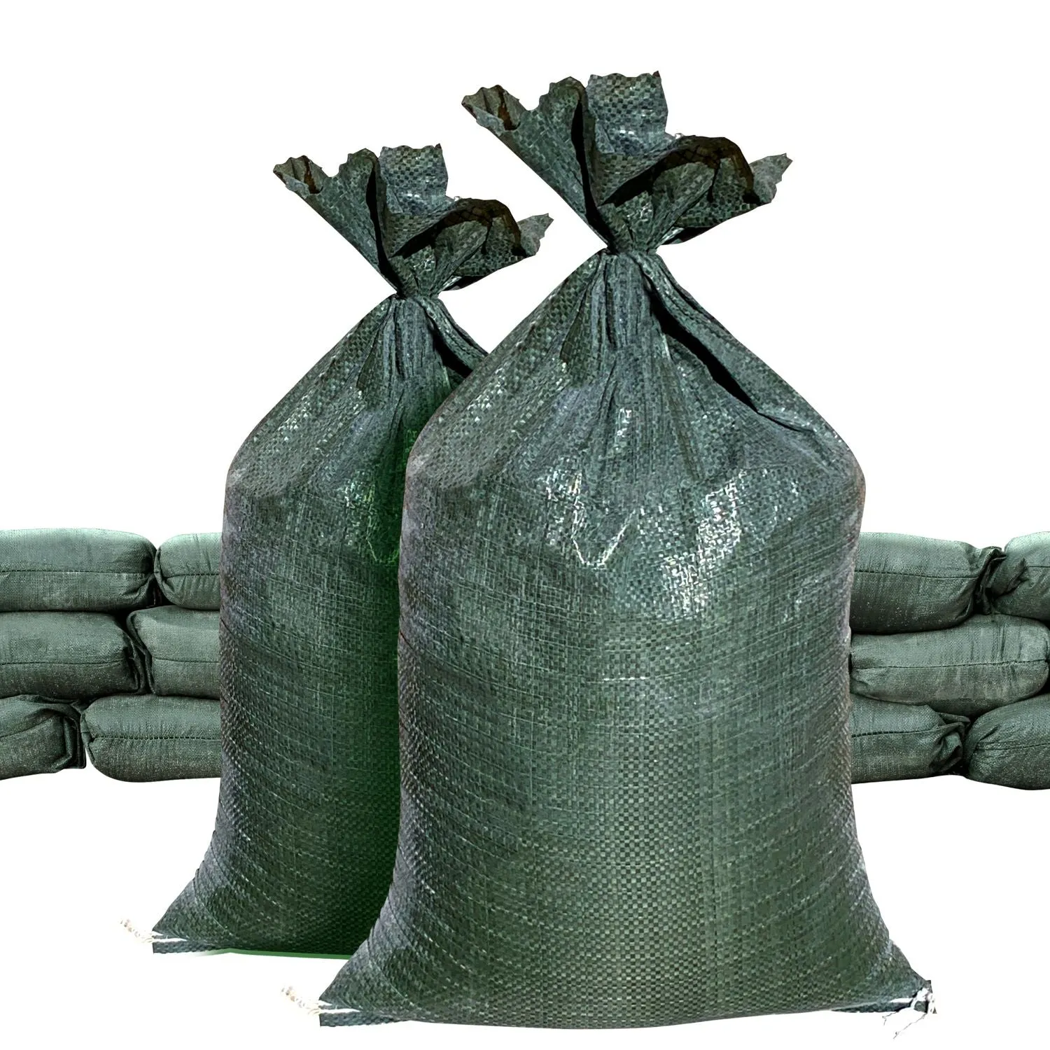 Sandbags For Flooding - NO TIE STRING - 14” x 26” - Empty Woven Polypropylene