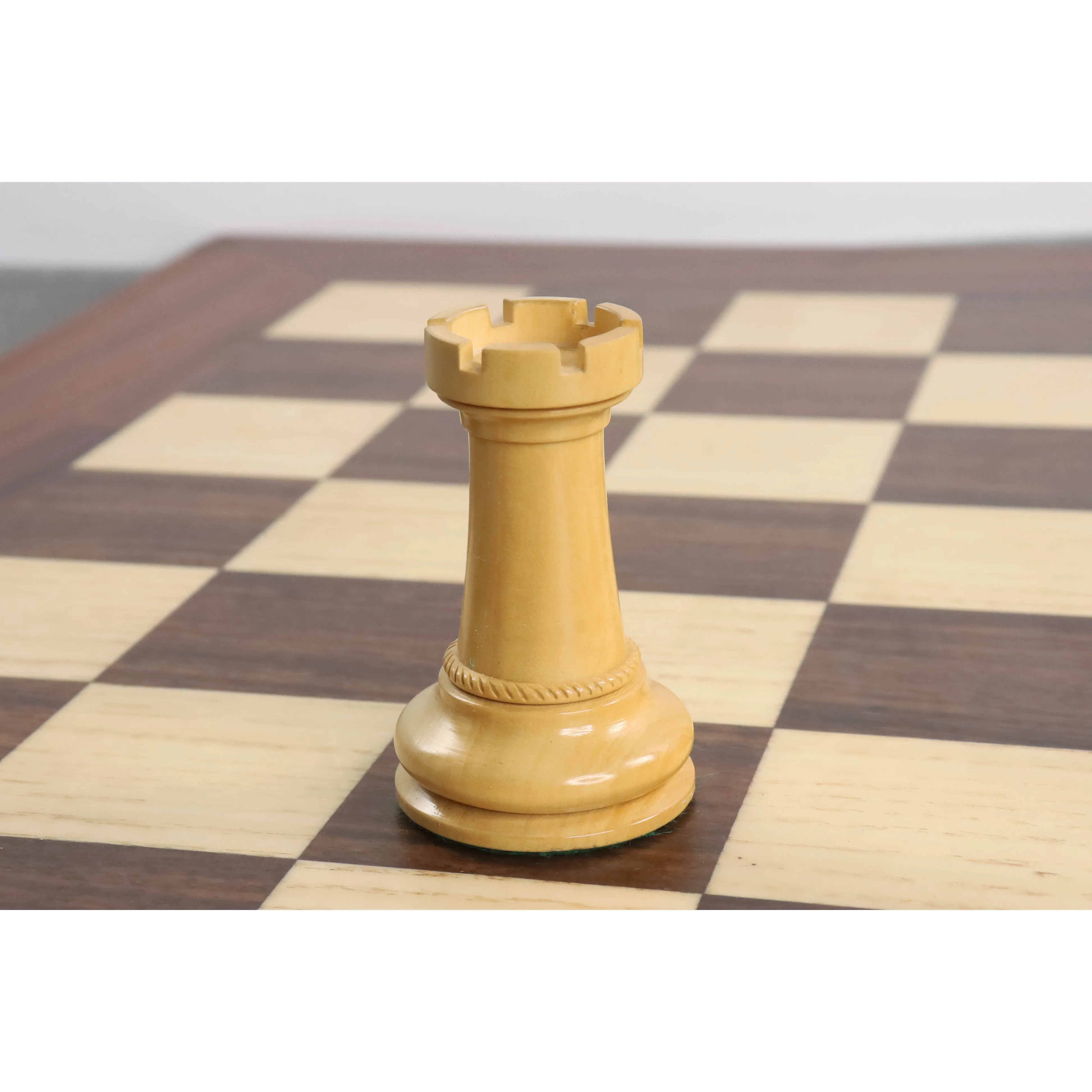 Slightly Imperfect 4.5" Imperator Luxury Staunton Chess Set - Chess Pieces Only - Bud Rosewood - Triple Weight