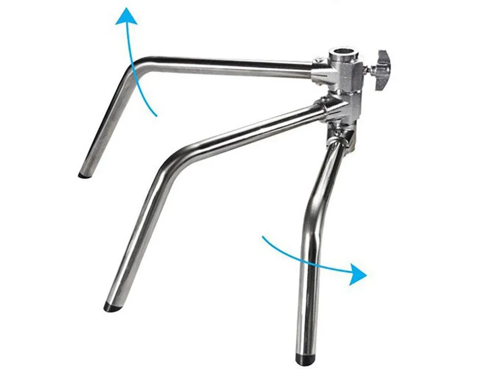 Spectrum Silver Heavy Duty Photographic C-Stand With Boom Arm (20kg Load) (DEMO STOCK)