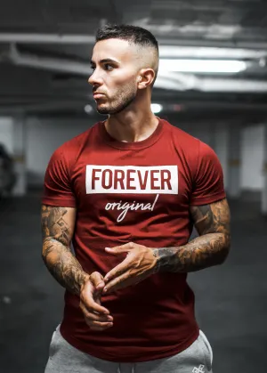 Statement T-Shirt - Burgundy