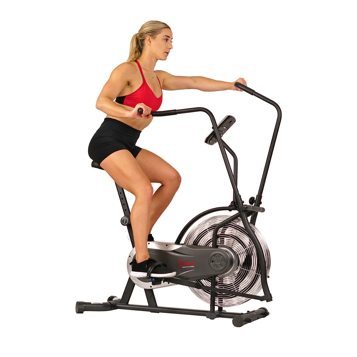 Sunny Strength™ Zephyr Air Bike, Fan Exercise Bike w/ Air Resistance Indoor Cycling