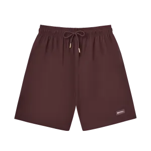 THE UTILITY SHORTS-BURGUNDY