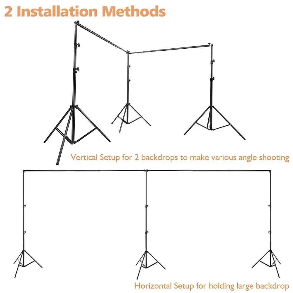 TheLAShop 20x10 ft Backdrop Stand Photo Studio Party Backdrop Support