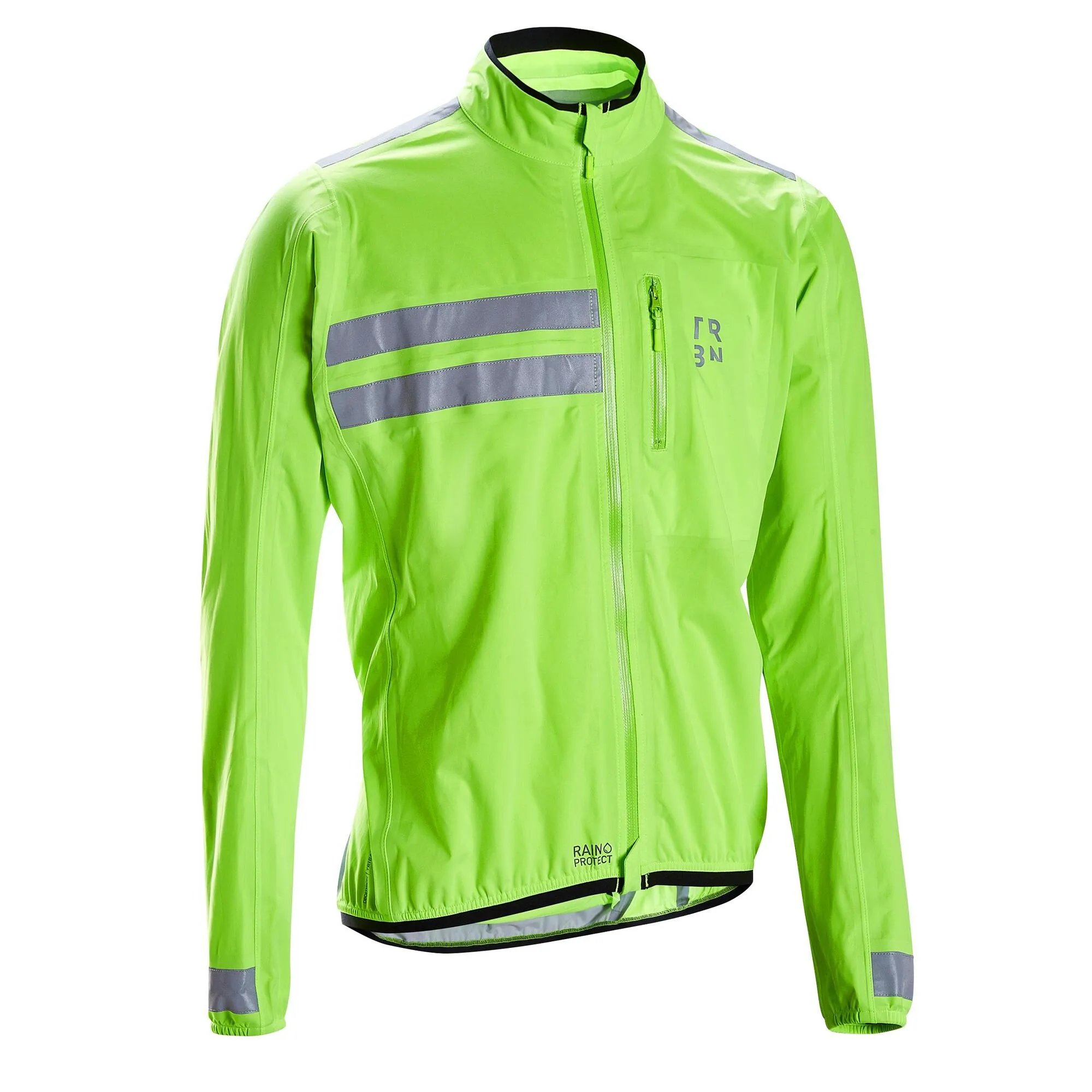 Triban RC500 High-Visibility Showerproof Cycling Jacket Men's