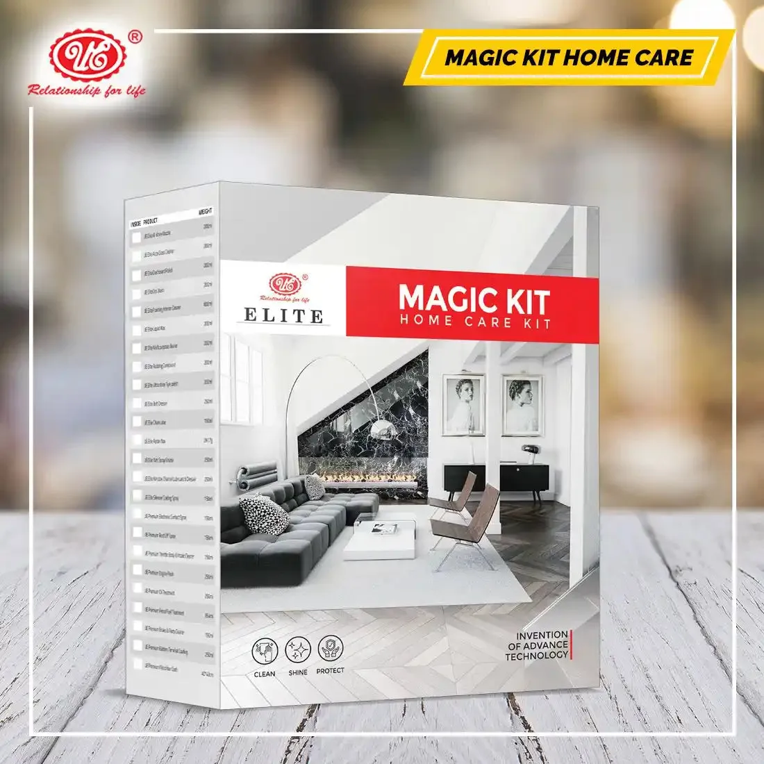 UE Autotech Magic Home Care Kit for Offices and Home| Suitable For Cleaning, Shiner, Protection & Remover | Easy to Use