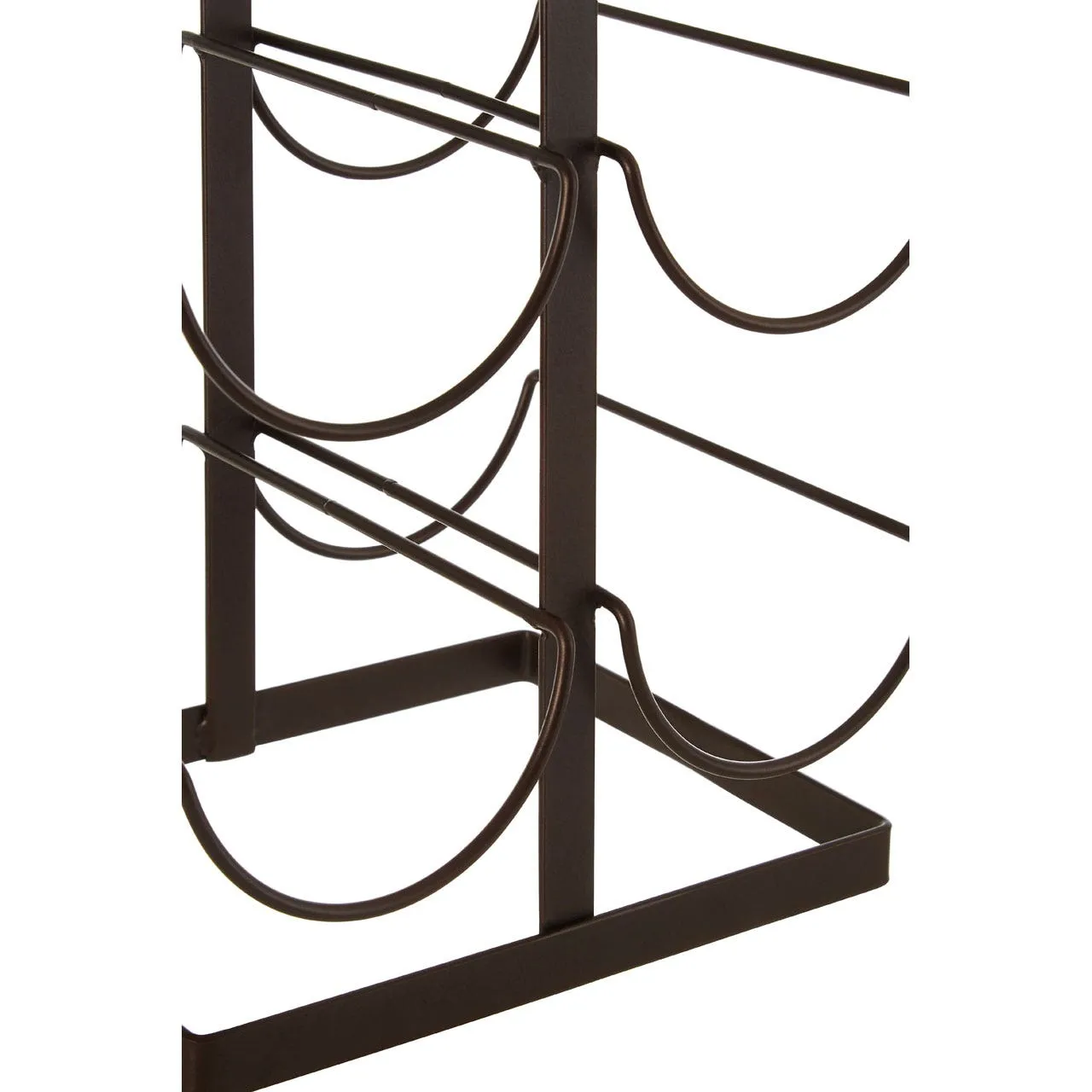 Vertex Bronze Powder Coat 6 Bottle Wine Rack