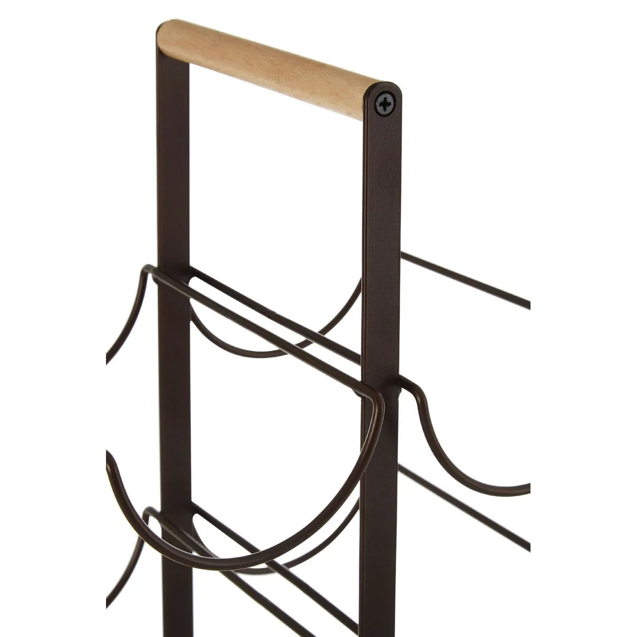 Vertex Bronze Powder Coat 6 Bottle Wine Rack