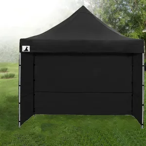 Wallaroo Gazebo Tent Marquee 3x3 PopUp Outdoor Black