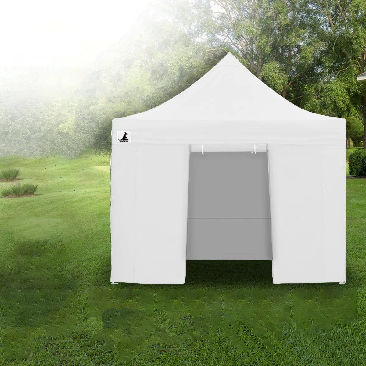 Wallaroo Gazebo Tent Marquee 3x3 PopUp Outdoor Wallaroo White