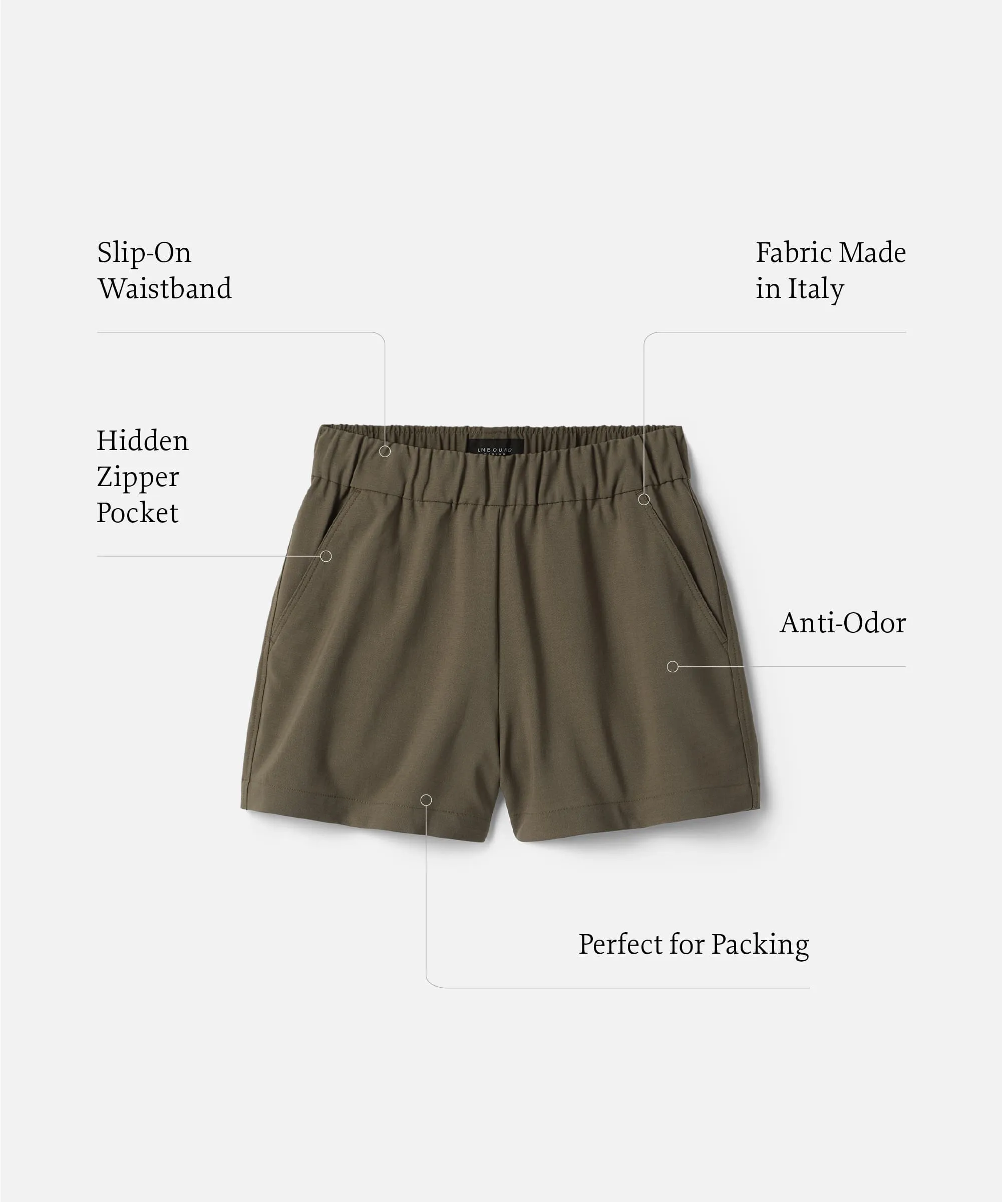 Women's Lightweight Travel Shorts