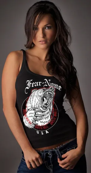 Womens Queen Bear Tank Top